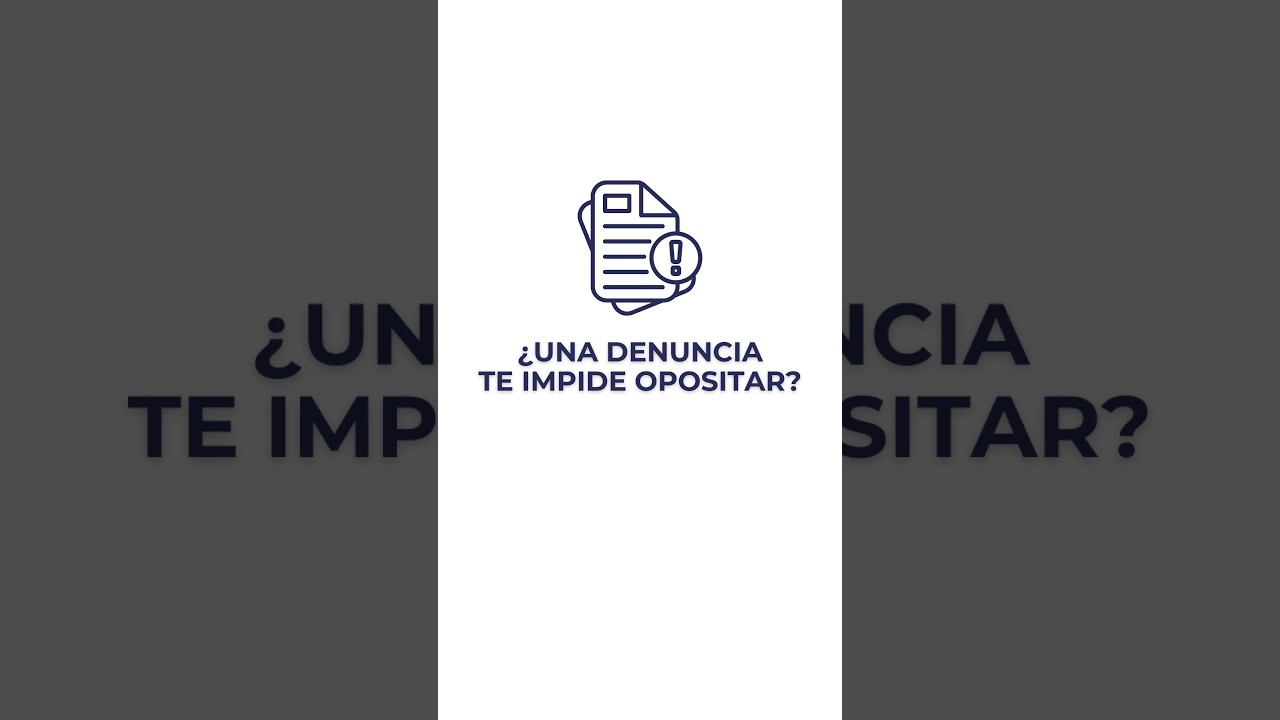 ¿Puedes seguir opositando si tienes antecedentes penales?